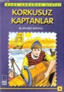 Korkusuz Kaptanlar Rudyard Kipling kitabının kapağı